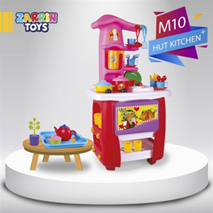 اسباب بازی آشپزخانه کلبه 45 پارچه زرین تویز ZARRIN TOYS_اسباب بازی لوازم خانگی